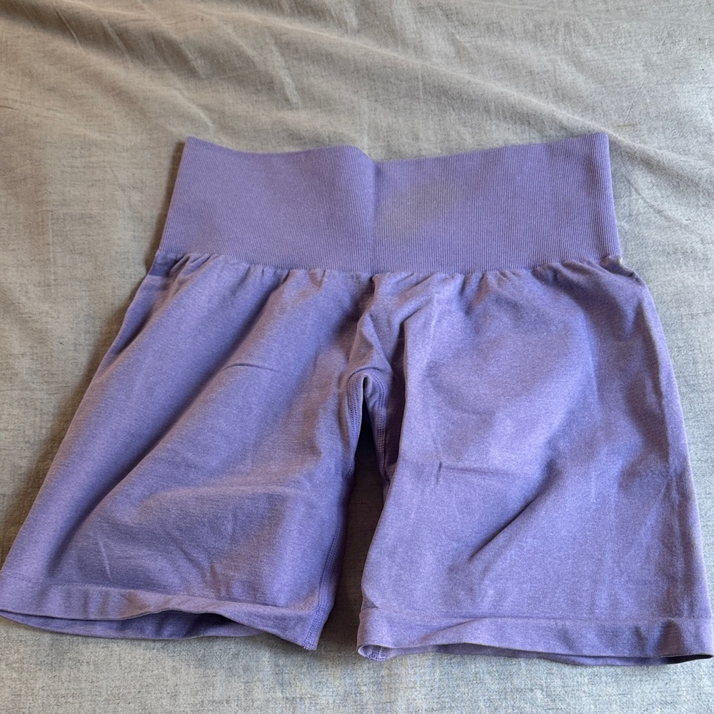 NVGTN High Waist Purple Women's Shorts